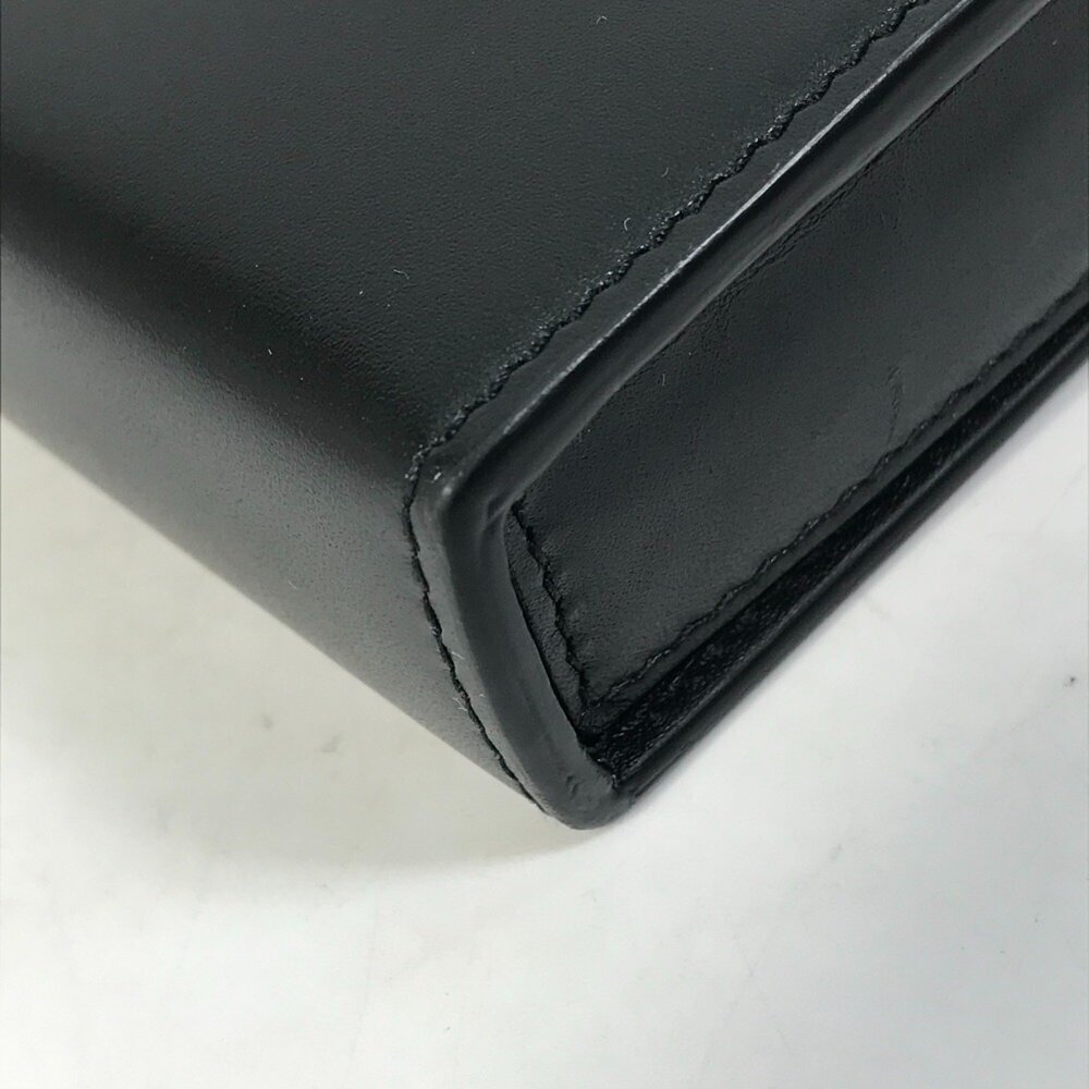 CHRISTIAN DIOR Black Leather Pochette Shoulder Bag - Picture 8 of 16